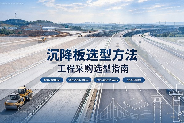 同仁沉降板选择方法