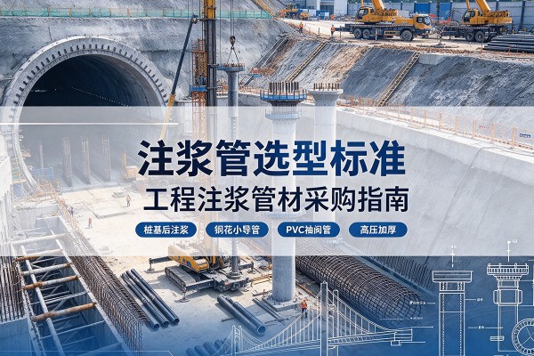同仁注浆管选型标准
