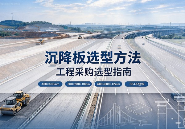 同仁沉降板选择方法